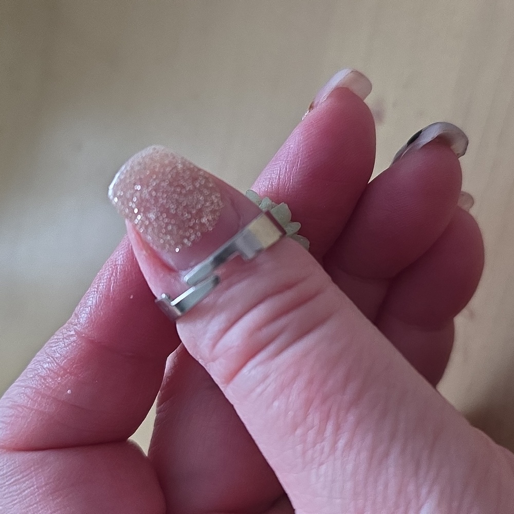 💚Green Floral Ring - Picture 5 of 5